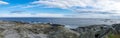 East coast of Scotland rocky shore - Panorama picture