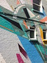 East Dulwich mural abstract, London, England