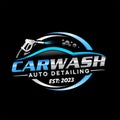 Carwash logo design with pressure washer template