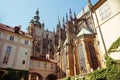 East end of the Saint Vitus Cathedral. Prague, Czech Republic Royalty Free Stock Photo