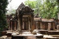 East Entrance of Ta Prohm Temple Royalty Free Stock Photo