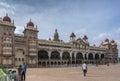 East Facade, seen from Southeast corner, of Mysore Palace, India