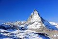 The East Face of the Matterhorn. The Alps, Switzerland. Royalty Free Stock Photo