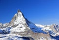 The East Face of the Matterhorn. The Alps, Switzerland. Royalty Free Stock Photo