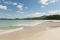 East Facing View of Playa Conchal, Costa Rica Royalty Free Stock Photo