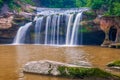 East Falls of the Black River.Cascade Park.Eliria.Ohio.USA Royalty Free Stock Photo