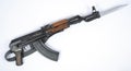 East German Kalashnikov AK47 with bayonet Royalty Free Stock Photo