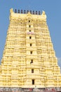 East Gopuram of Rameswaram Temple dedicated to Lord Shiva and built during the 17th Century, Rameswaram, Tamilnadu,