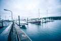 East greenwich rhode island bay harbor and yaht club marina Royalty Free Stock Photo