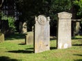 EAST GRINSTEAD, WEST SUSSEX/UK - JULY 23 : Headstones in St Swi