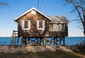 East Hampton, New York Beach Shack Royalty Free Stock Photo