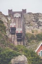 The East Hill Cliff Funicular Railway in Hastings