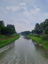 East Jakarta Flood Canal Park. Commonly Called banjir Kanal TImur Royalty Free Stock Photo