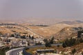 East Jerusalem suburb and a West Bank town Royalty Free Stock Photo