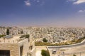 East Jerusalem suburb and a West Bank towns in the far background Royalty Free Stock Photo