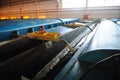 East Kazakhstan region, Kazakhstan - 12.02.2015 : Sector with metal compartments for washing copper ore
