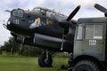 East Kirkby airfield. Lincolnshire. UK. 30/08/2019. Lancaster bomber undergoing restoration.