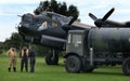 East Kirkby airfield. Lincolnshire. UK. 30/08/2019. Lancaster bomber undergoing restoration.