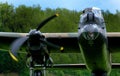 East Kirkby, Lincolnshire, UK, May 2023. Lincolnshire aviation trust. Lancaster bomber, Just Jane! Royalty Free Stock Photo