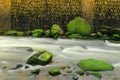 East Lyn River in village of Lynmouth, Devon