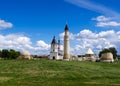 East mausoleum, Big Minaret and Orthodox Assumption Church.