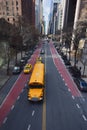 East 42nd street seen from above Royalty Free Stock Photo