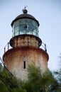 East Point Lighthouse Lantern Room, Barbados Royalty Free Stock Photo