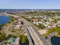 Providence city aerial view, Rhode Island, USA Royalty Free Stock Photo