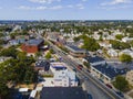 East Providence city aerial view, Rhode Island, USA Royalty Free Stock Photo