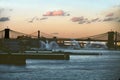 Three Bridges East River, New York City USA