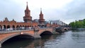 East side bridge Oberbaum Bridge, Berlin Germany Royalty Free Stock Photo