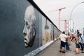 East Side Gallery in the famous Berlin Wall in Germany Royalty Free Stock Photo