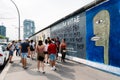 East Side Gallery in the famous Berlin Wall in Germany Royalty Free Stock Photo