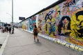 East Side Gallery in the famous Berlin Wall in Germany Royalty Free Stock Photo