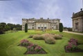 The east side of Lyme Park House seen from across the sunken garden