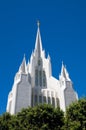 East Spire of San Diego LDS Temple Royalty Free Stock Photo