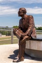 East St. Louis, Illinois. Statue of Malcolm W. Martin in Malcolm W. Martin Memorial Park