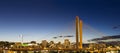 East 21st Street Bridge in Tacoma WA at Blue Hour Royalty Free Stock Photo