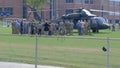 East Tennessee State University - U S Army Medical Helicopter Visits R O T C Unit