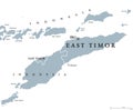 East Timor or also Timor Leste political map Royalty Free Stock Photo