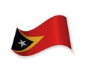 East Timor Flag.