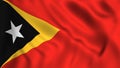 East Timor flag waving symbol