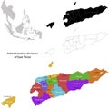 East Timor map