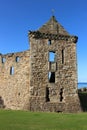 East Tower, St Andrew's Castle, Fife, Scotland. Royalty Free Stock Photo