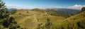 East view from hillside of Kosarisko in Nizke Tatry mountains Royalty Free Stock Photo