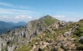 East view from Veliki Vrh in Karawanken mountains Royalty Free Stock Photo