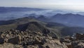 East views from the summit of Longs Peak Royalty Free Stock Photo