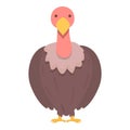 East vulture icon cartoon vector. Animal bird