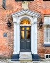 East Walls hotel front Entrance , Georgian door with columns