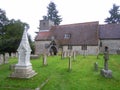 English church and graveyard Royalty Free Stock Photo